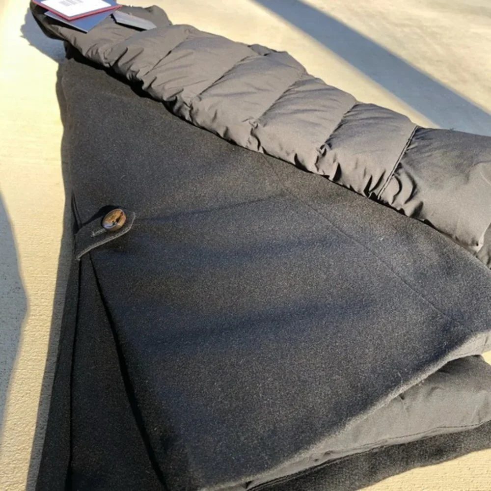 Peuterey Fuscello Bell Sleeve Combo Goose Down Puffer & Wool coat‎